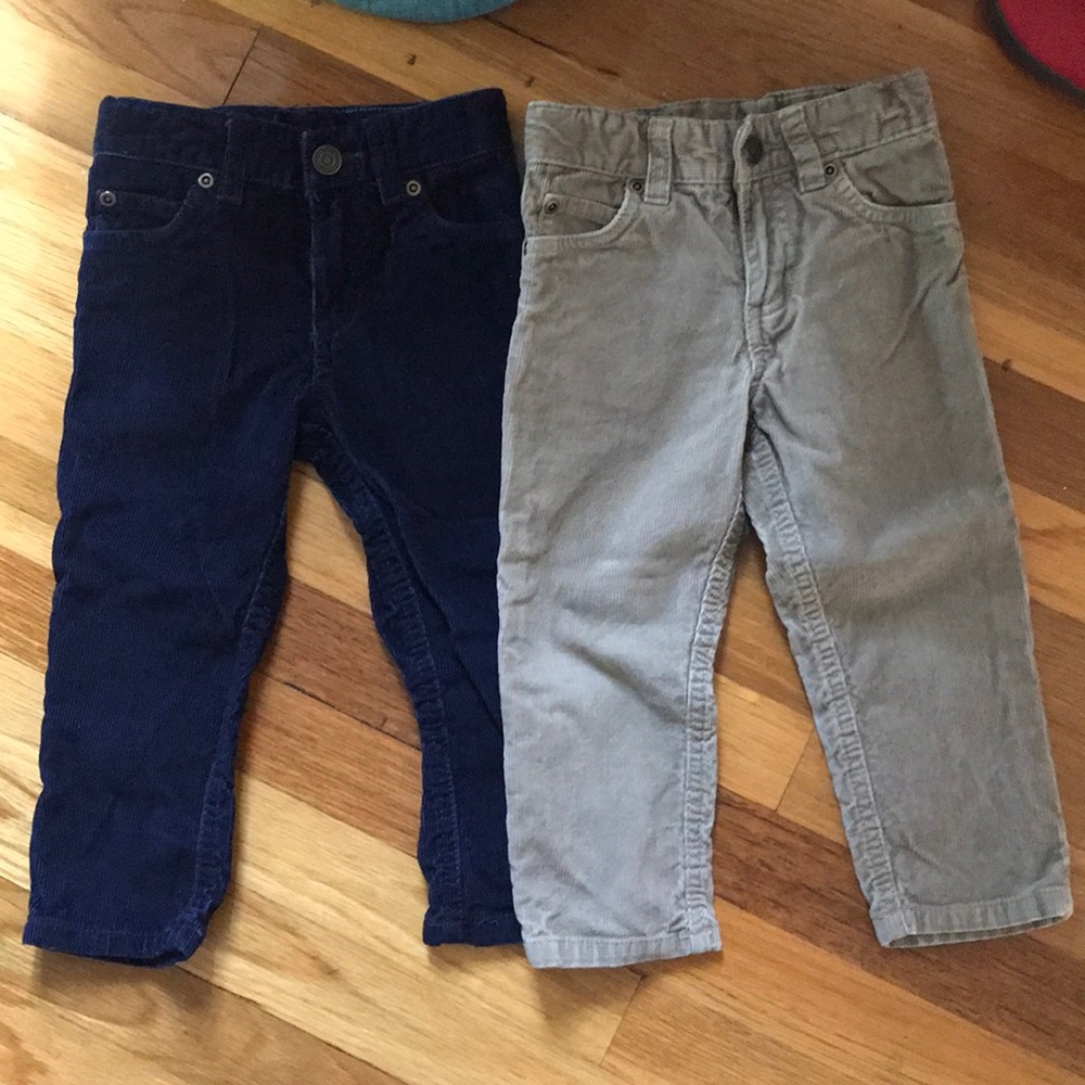 Toddler boys corduroy pant bundle